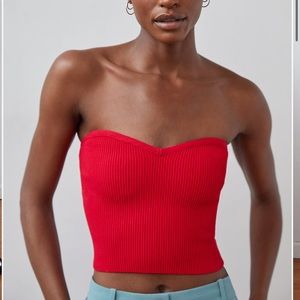 Aritzia Babaton Sculpt Knit Sweetheart Tube Top